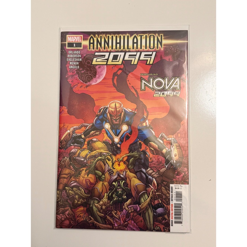 Annihilation 2099 #1 2024 Marvel Comics Nova 2099 1st Appearance Nick Bradshaw